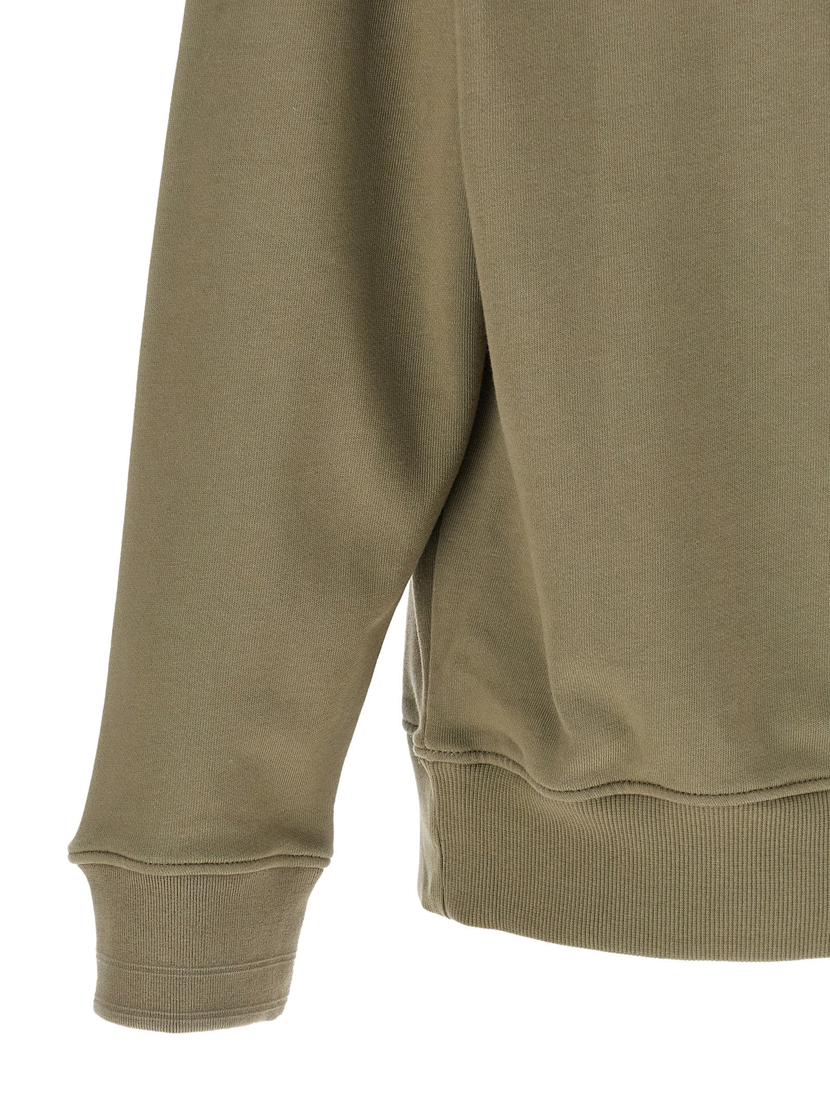 C.P. Company Men Grey Cotton Fleece Sweatshirt