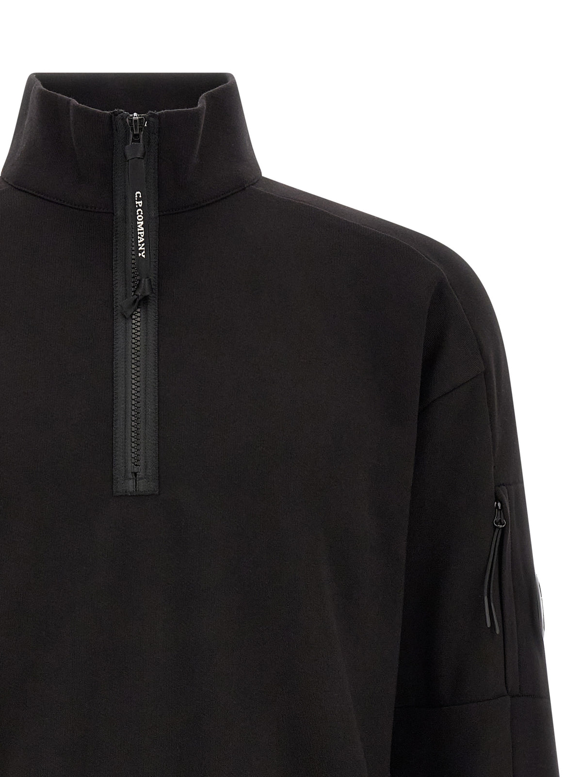 C.P. COMPANY C.P. Company Men 'Diagonal Raised Fleece ' Sweatshirt And Lens Detail
