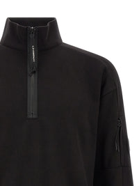 C.P. COMPANY C.P. Company Men 'Diagonal Raised Fleece ' Sweatshirt And Lens Detail