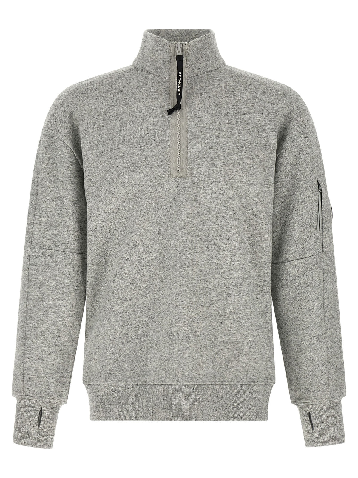 C.P. COMPANY C.P. Company Men 'Diagonal Raised Fleece ' Sweatshirt And Lens Detail
