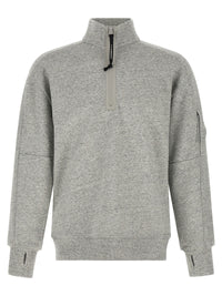 C.P. COMPANY C.P. Company Men 'Diagonal Raised Fleece ' Sweatshirt And Lens Detail