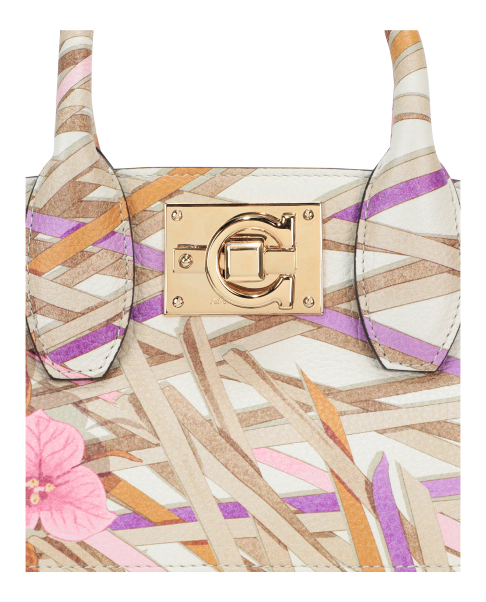 Ferragamo Womens Medium The Studio Top Handle Bag