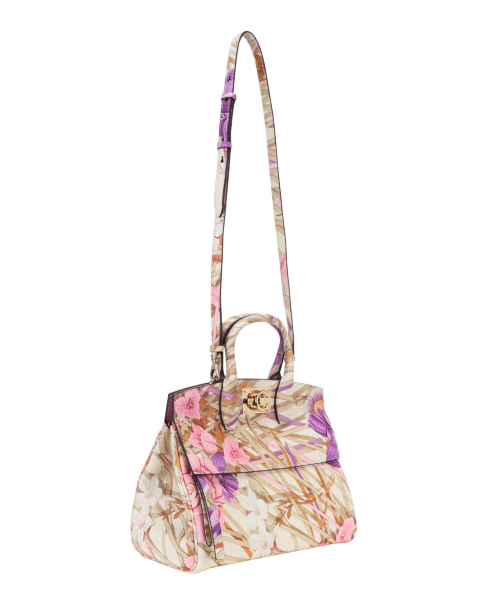 Ferragamo Womens Medium The Studio Top Handle Bag