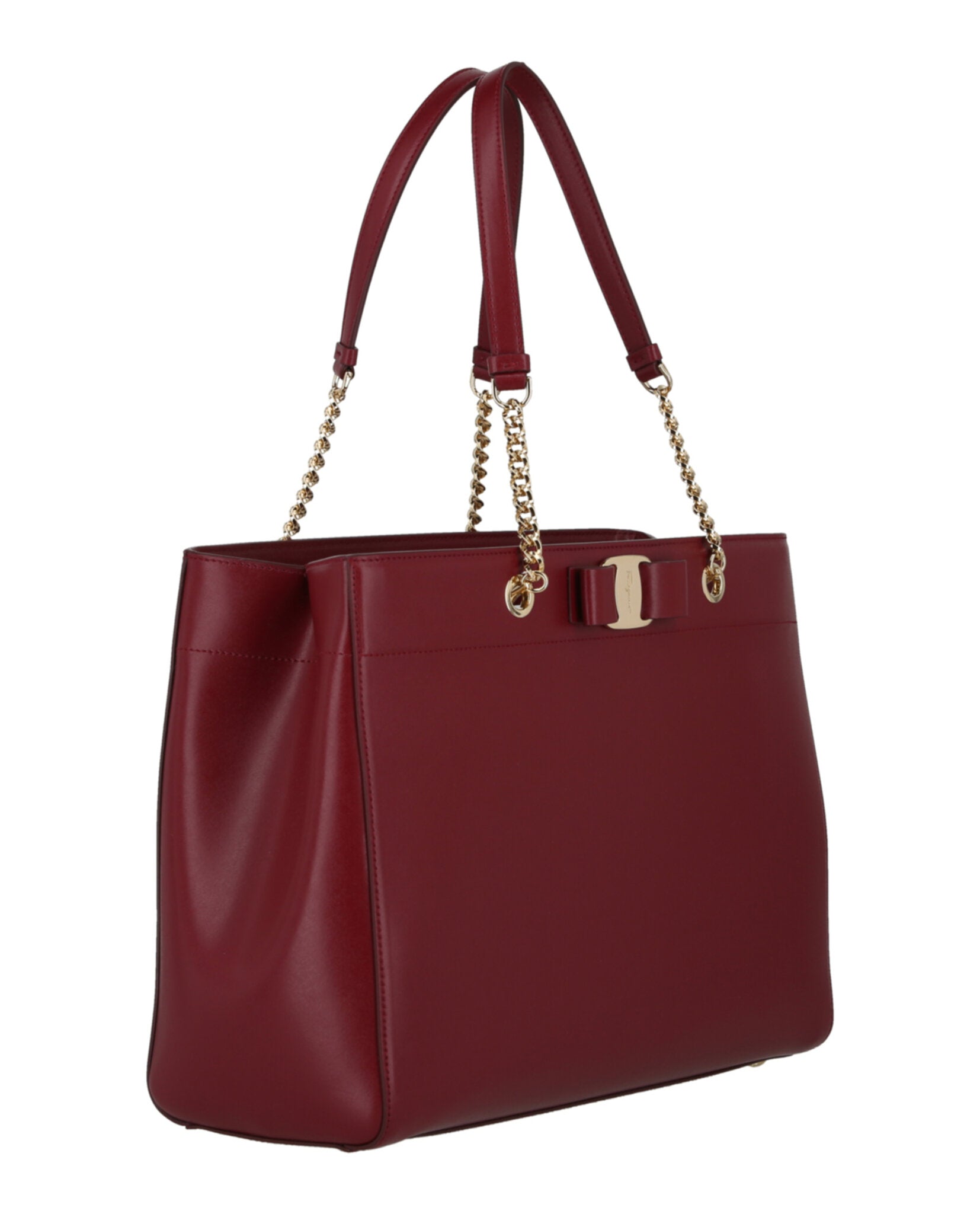 Ferragamo Womens Vara Bow Smooth Leather Tote