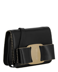 Ferragamo Womens Mini Vara Bow Crossbody Bag