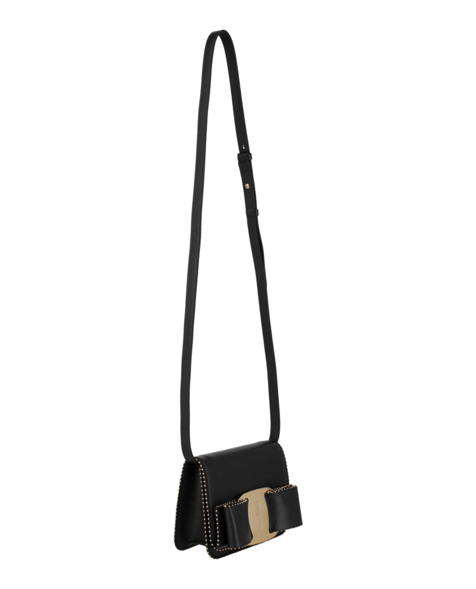 Ferragamo Womens Mini Vara Bow Crossbody Bag