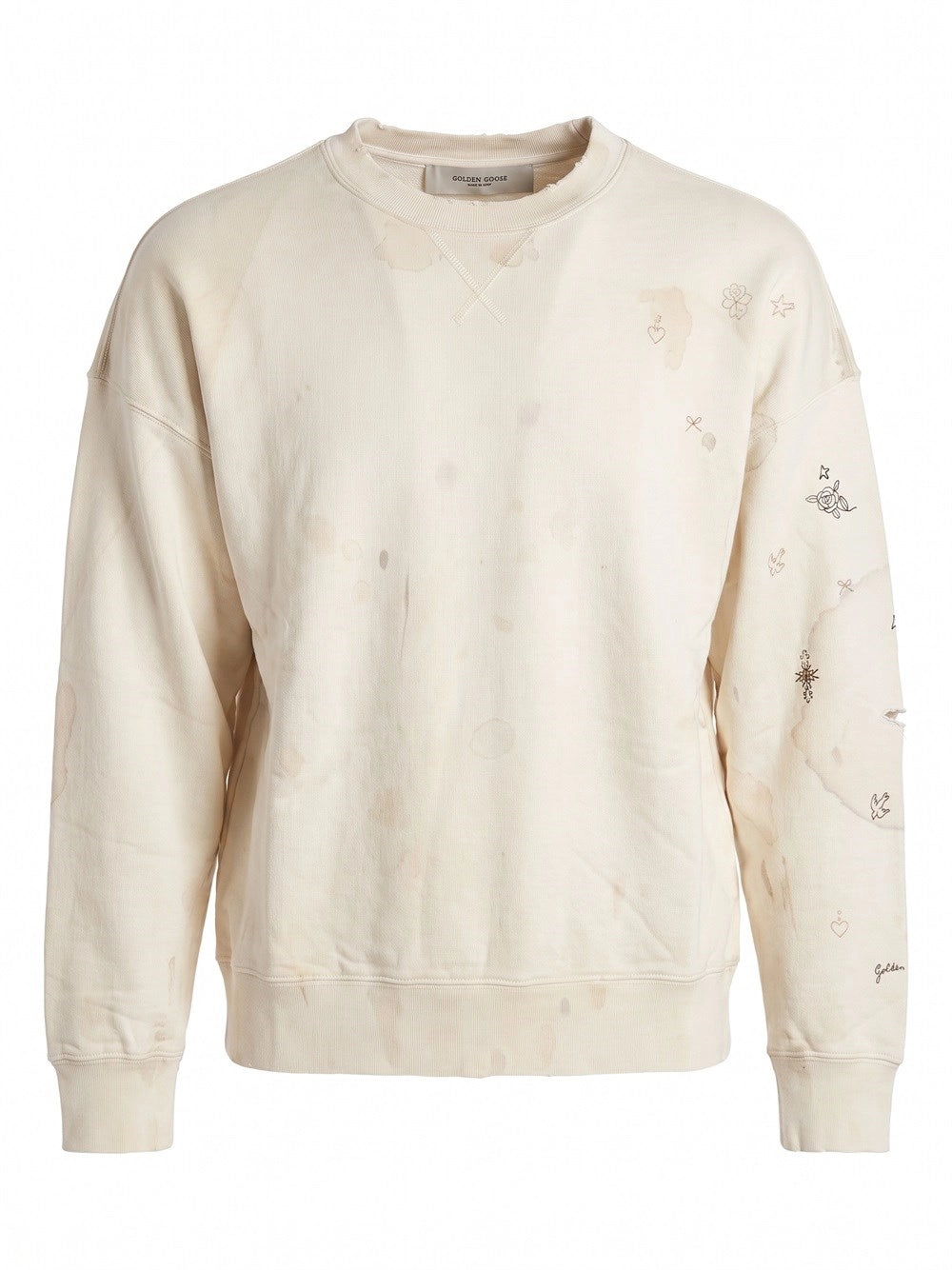 Golden Goose Men Vintage Treatment Sweatshirt