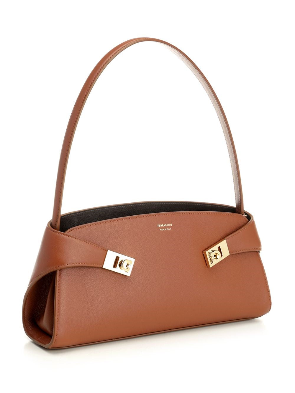 Ferragamo Women Hug Leather Shoulder Bag
