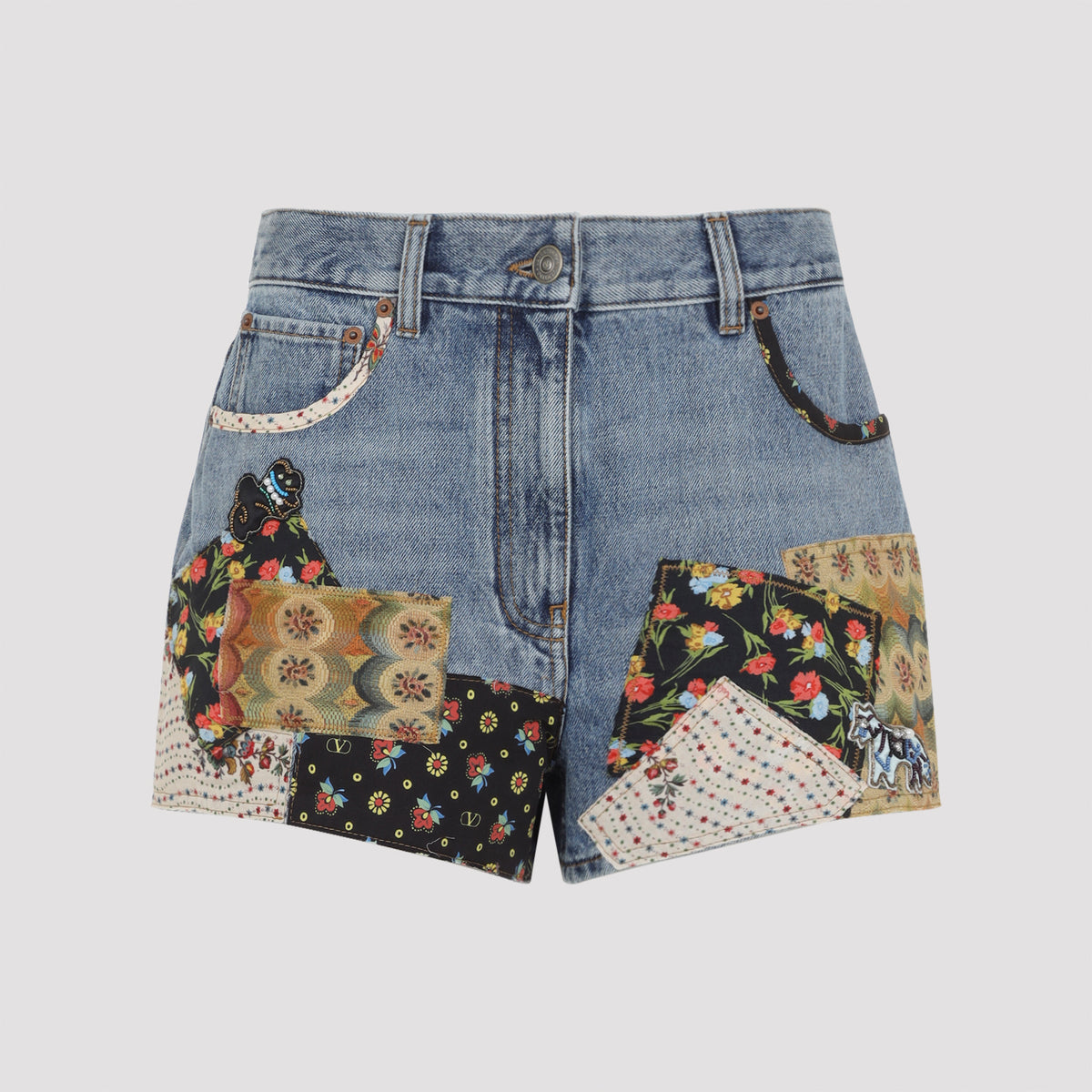 Valentino Patchwork Pants Women