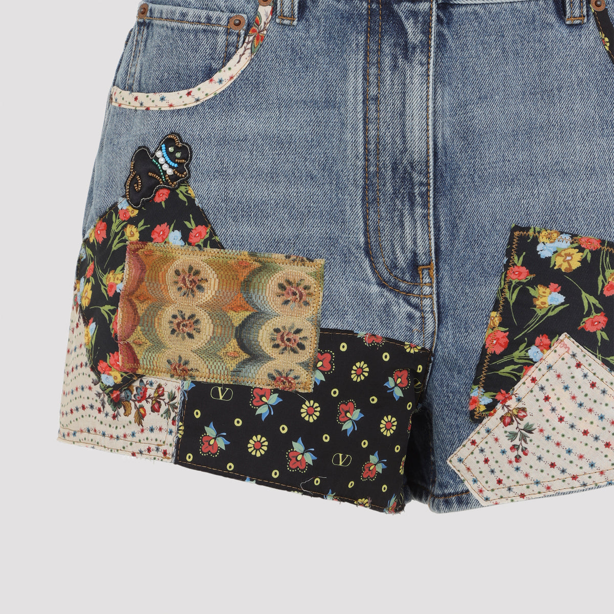 Valentino Patchwork Pants Women