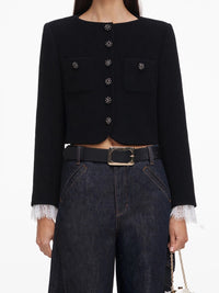 Self-Portrait Women Button Down Jacket
