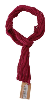 John Galliano Bordeaux Neck Wrap Shawl Foulard Women's Scarf