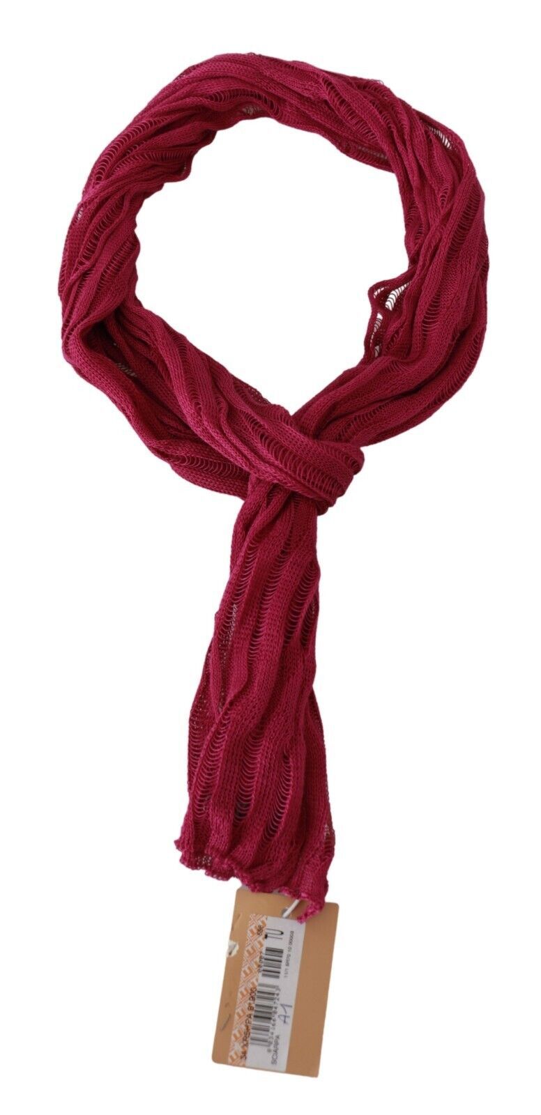 John Galliano Bordeaux Neck Wrap Shawl Foulard Women's Scarf