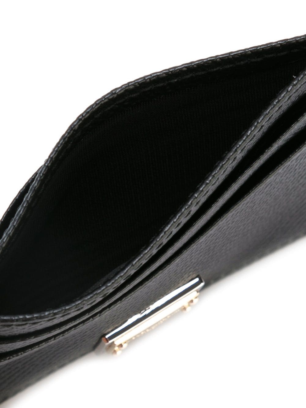 DOLCE & GABBANA Dauphine Calfskin Card Holder With Branded Plate Women