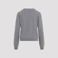 Prada Argyle V-Neck Sweater Women