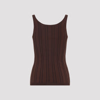 Prada Ribbed Knit Tank Top Women