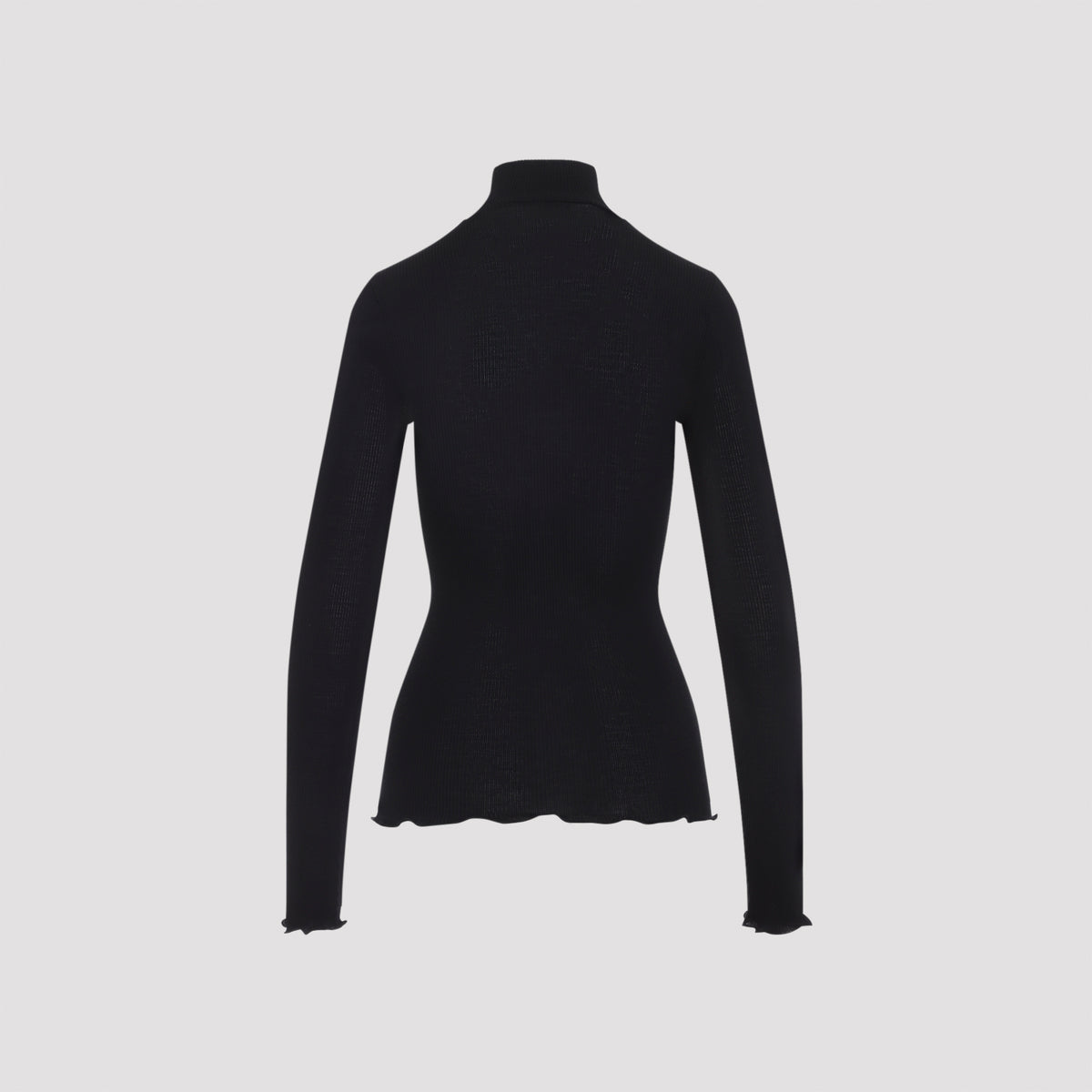 Prada Ribbed Knit Turtleneck Top Women