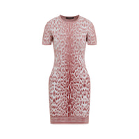 Roberto Cavalli Jaguar Print Dress Women