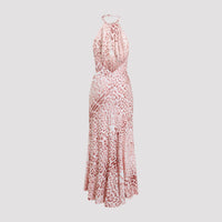 Roberto Cavalli Leopard-Print Midi Dress Women