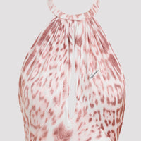 Roberto Cavalli Leopard-Print Midi Dress Women