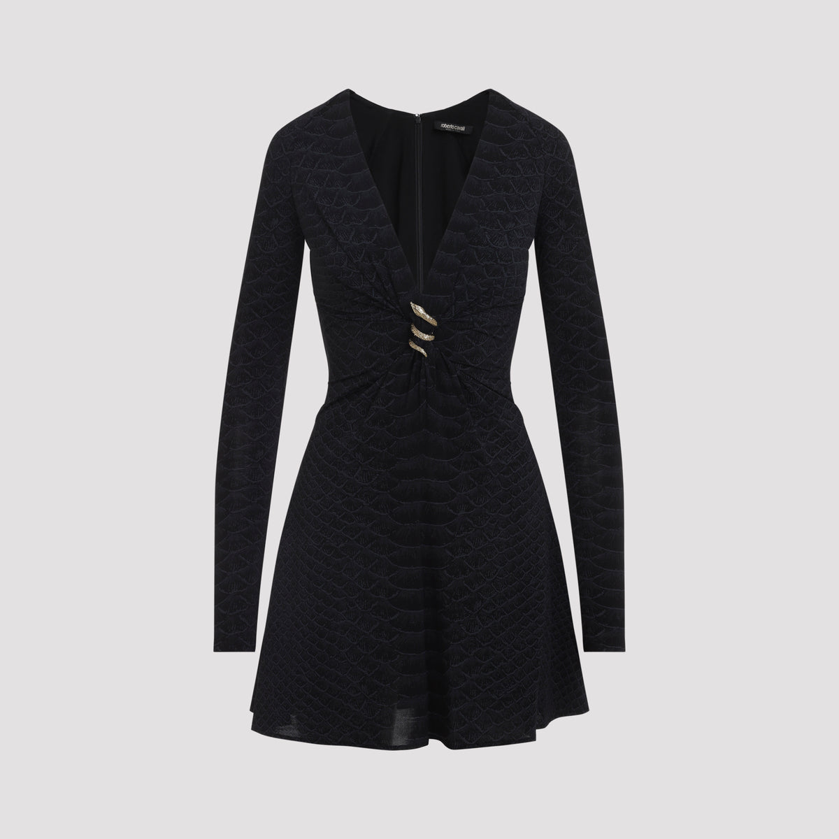 Roberto Cavalli Serpentine Mini Dress Women