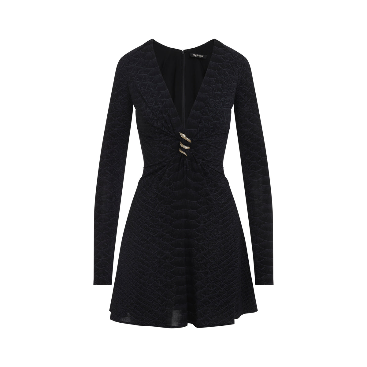 Roberto Cavalli Serpentine Mini Dress Women