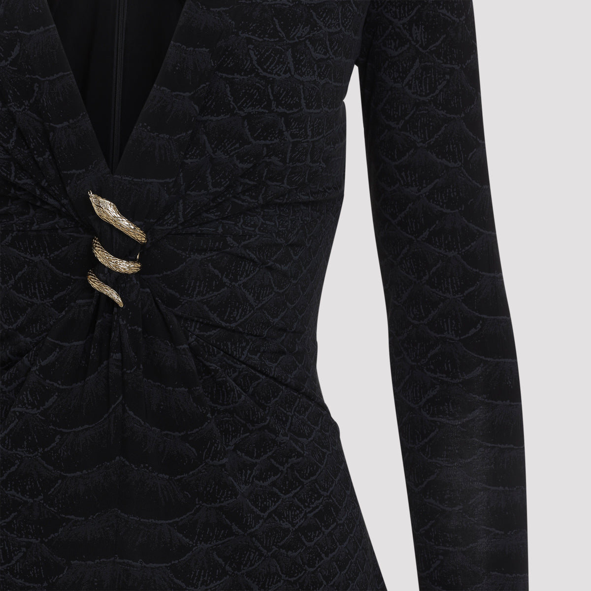 Roberto Cavalli Serpentine Mini Dress Women