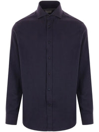 BRUNELLO CUCINELLI Herringbone Cotton Blend Shirt Women