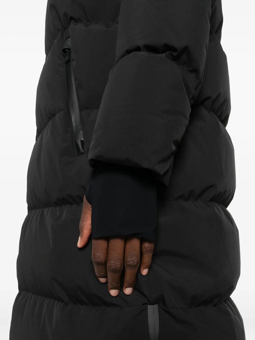 Herno Women 2Layers Hooded Long Down Jacket