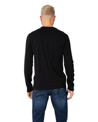 Armani Exchange Men's Long Sleeve Logo T-Shirt Black