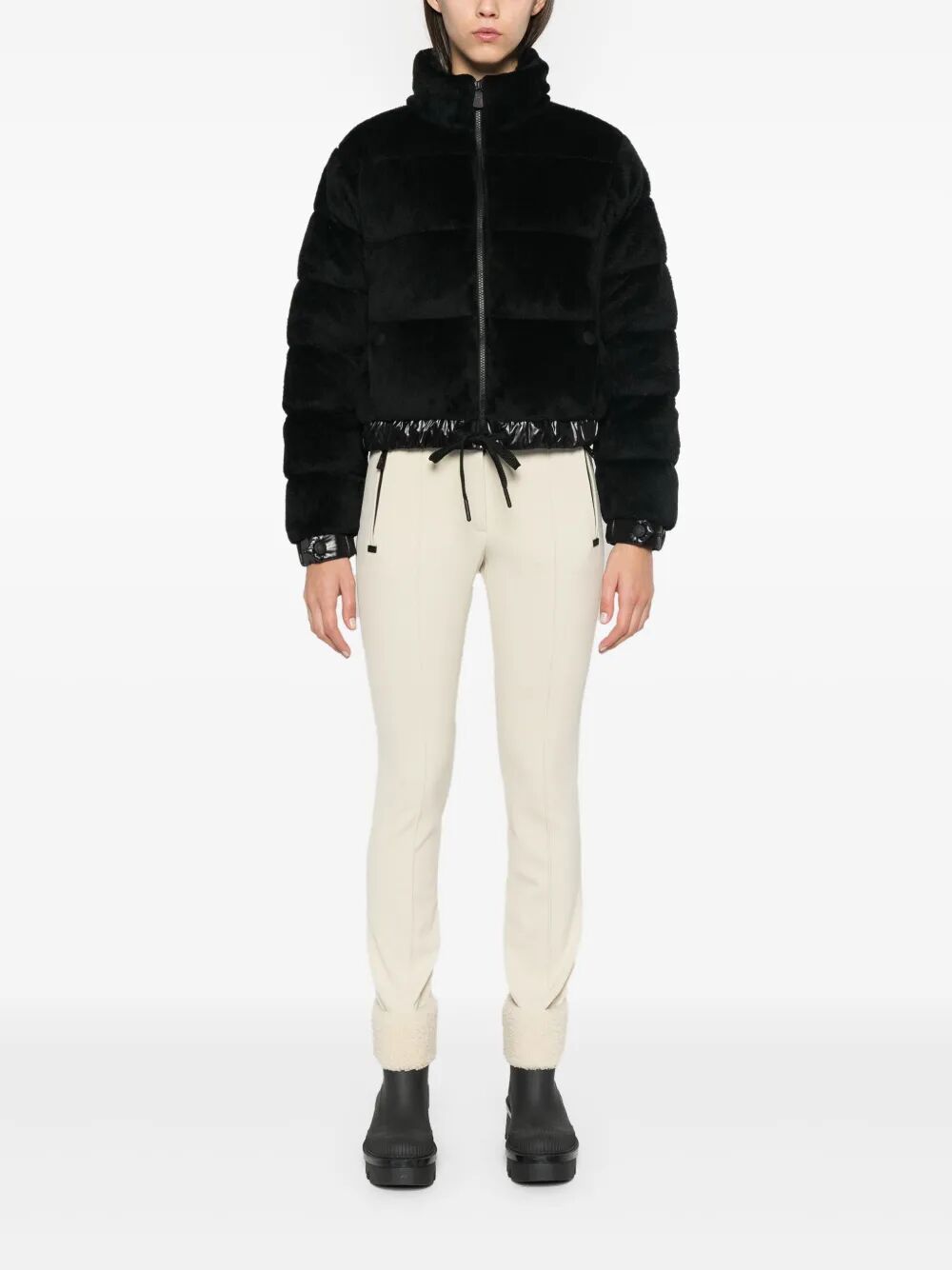 Moncler Women Grenoble Stretch Twill Trousers