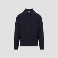 Bottega Veneta Intrecciato Knit Polo Men