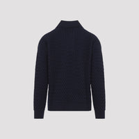 Bottega Veneta Intrecciato Knit Polo Men
