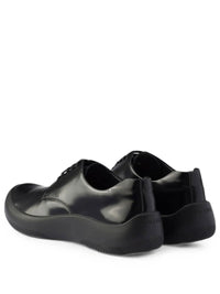 PRADA Scarpe Stringate In Pelle Spazzolata Women