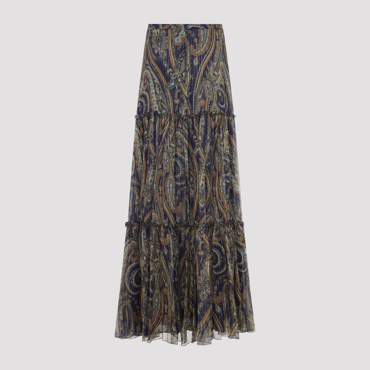Etro Long Silk Skirt Women