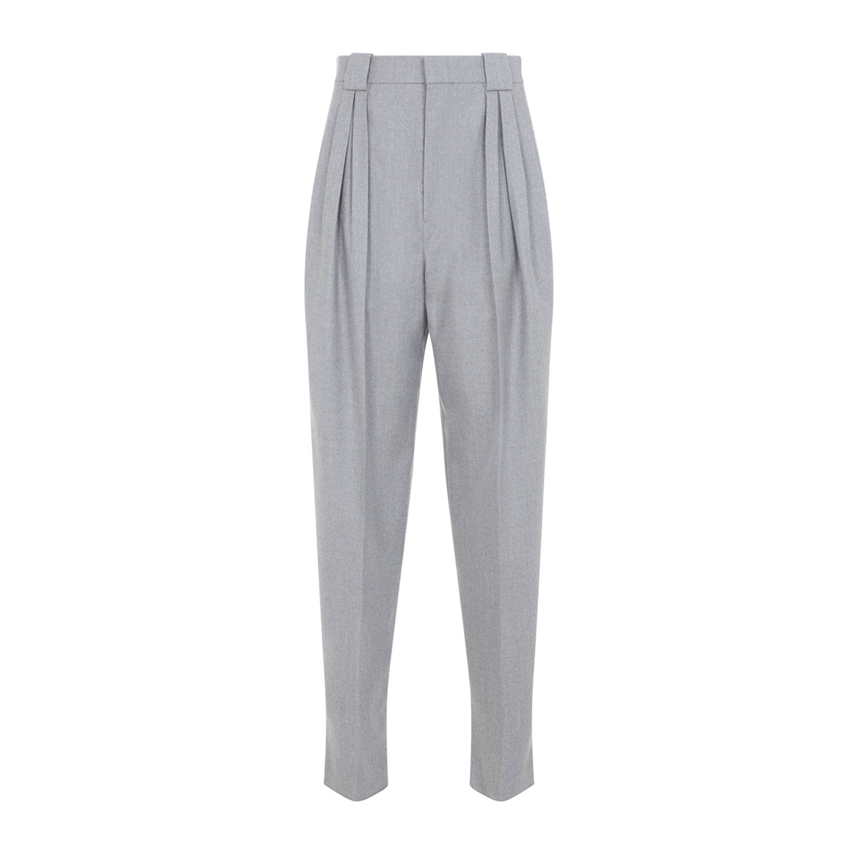 Bottega Veneta Compact Wool Tapered Pants Women