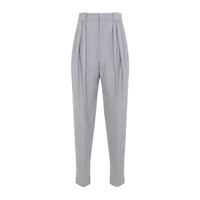 Bottega Veneta Compact Wool Tapered Pants Women
