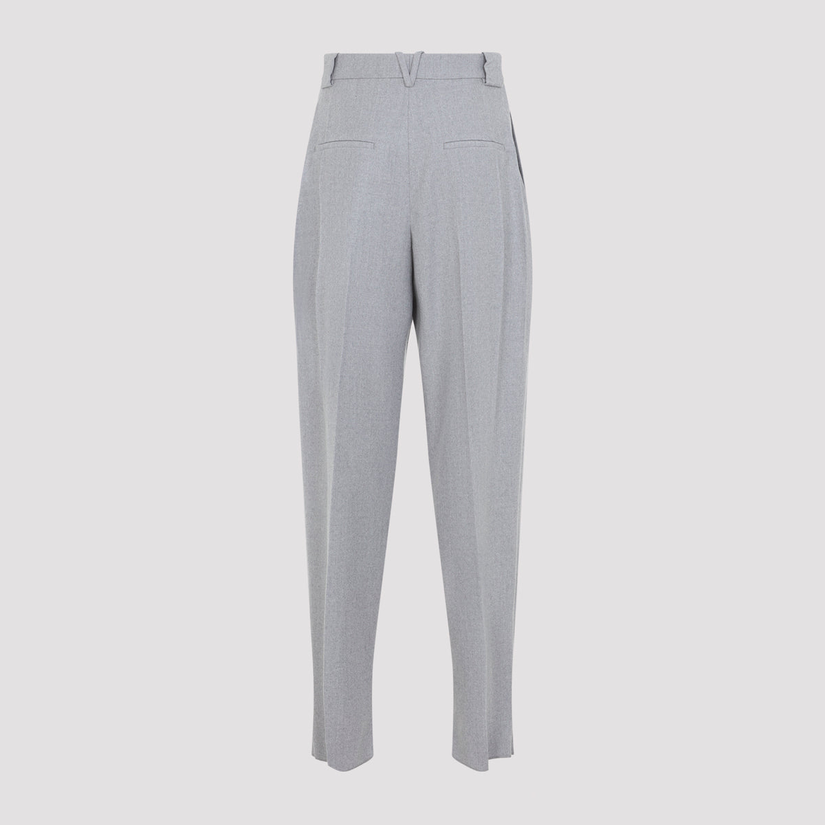 Bottega Veneta Compact Wool Tapered Pants Women