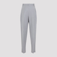 Bottega Veneta Compact Wool Tapered Pants Women