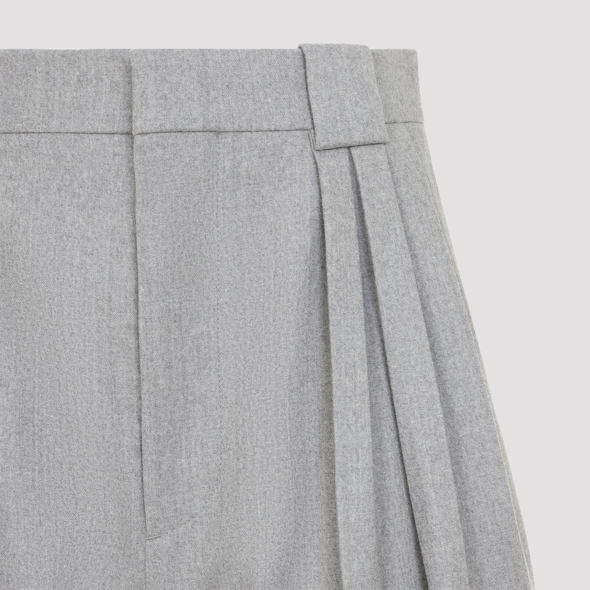 Bottega Veneta Compact Wool Tapered Pants Women