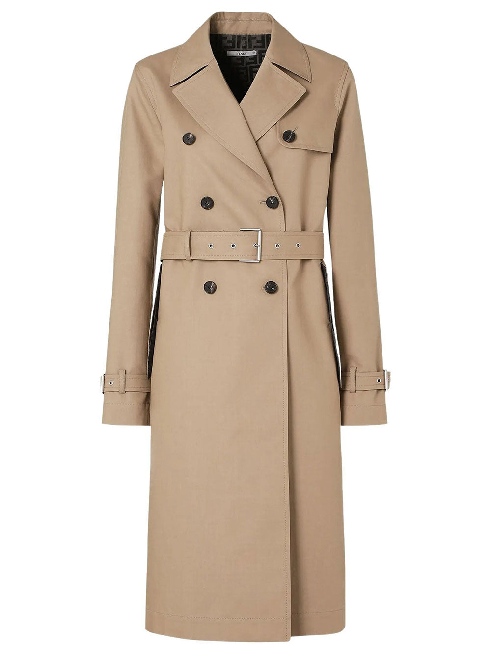 FENDI Trench In Tessuto Mackintosh Women