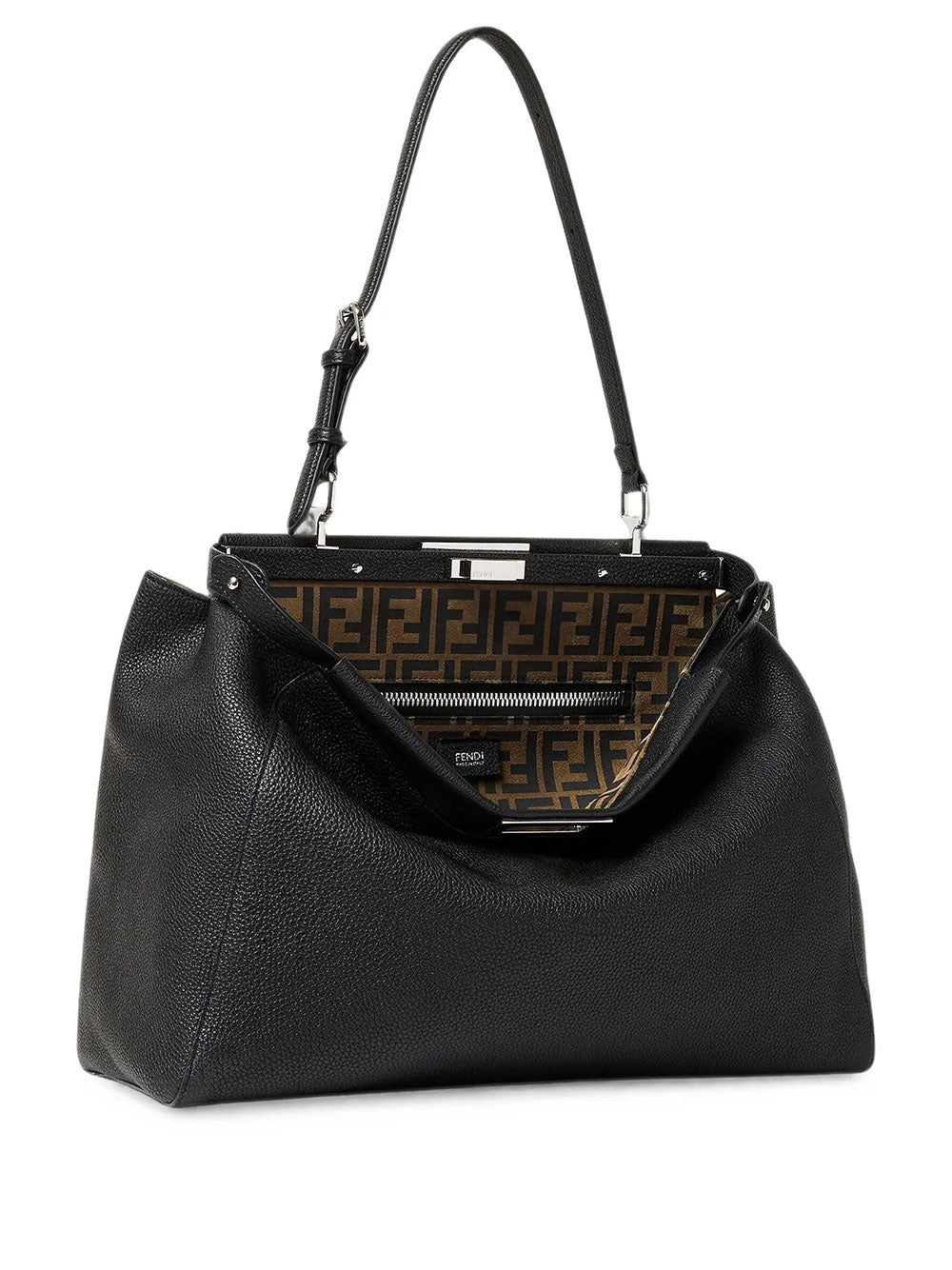 FENDI Borsa "My Peekaboo Large" In Cuoio Romano Women