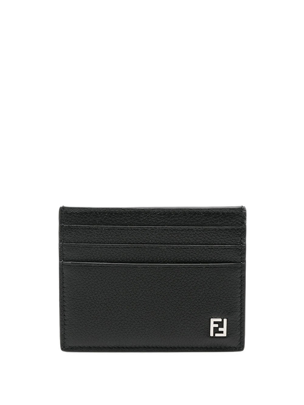 FENDI Portacarte Ff In Pelle Granata Women