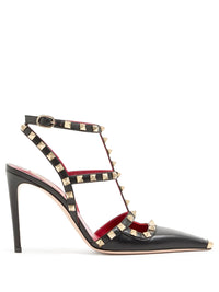 VALENTINO GARAVANI Décolleté "Rockstud" In Capretto 100 Mm Women