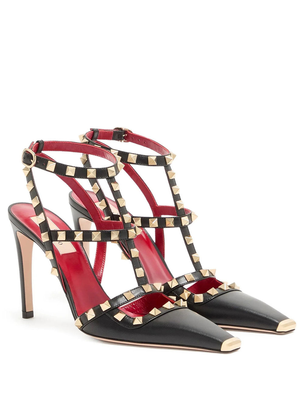 VALENTINO GARAVANI Décolleté "Rockstud" In Capretto 100 Mm Women