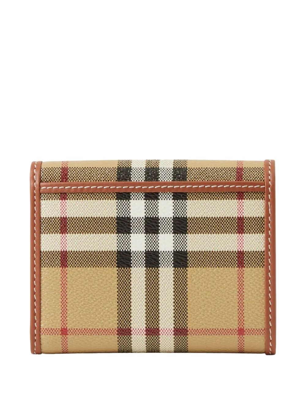 BURBERRY Burberry Women Lancaster Small Check Tri-Fold Wallet
