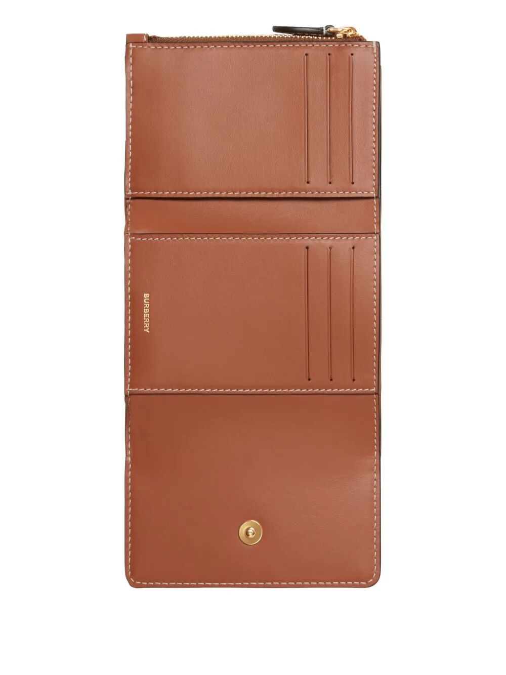 BURBERRY LONDON ENGLAND Lancaster Small Check Tri-Fold Wallet Women