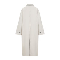 Bottega Veneta Wool Cotton Striped Coat Women