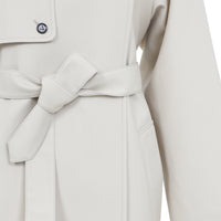 Bottega Veneta Wool Cotton Striped Coat Women