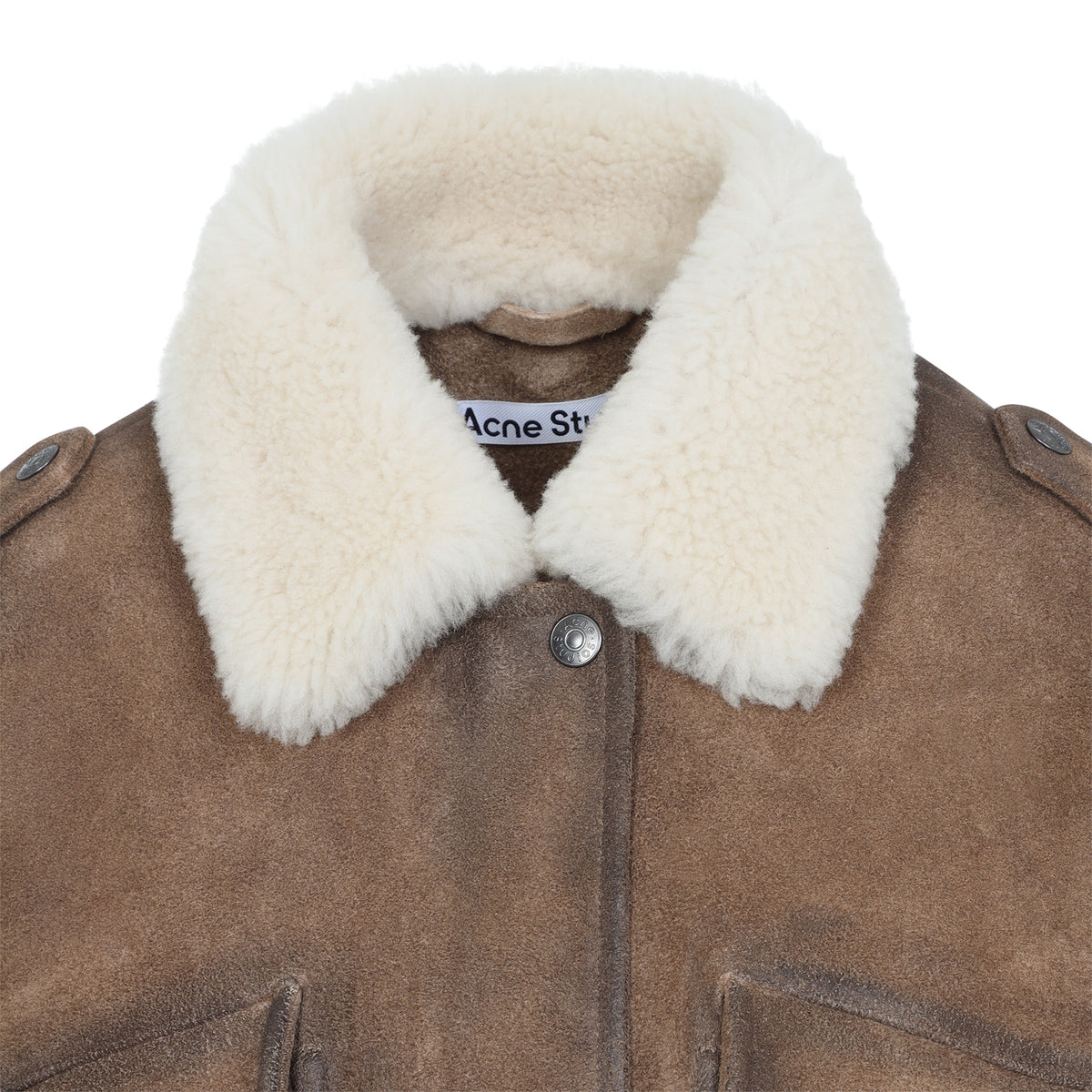 Acne Studios Leather Bomber Jacket Women